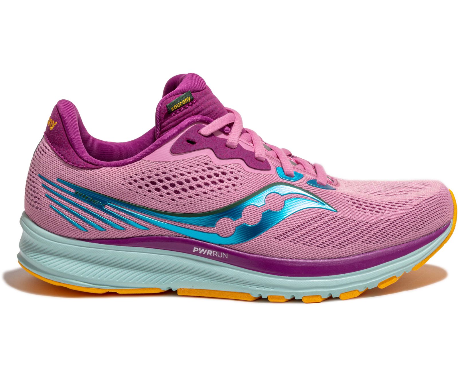 Saucony Ride 14 Women's Running Shoes Pink / Purple | AU 191OKIR